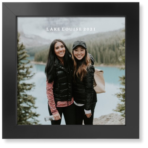 Photo Gallery Portrait Art Print, Black, Signature Card Stock, 12x12, Multicolor