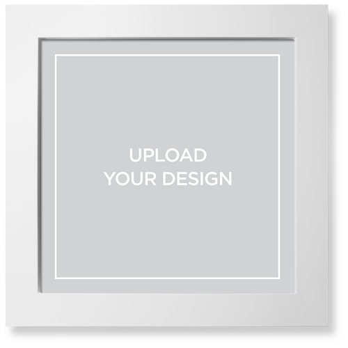 Upload Your Own Design Portrait Art Print, White, Signature Card Stock, 12x12, Multicolor