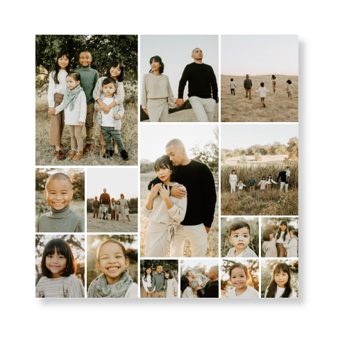 Collage of Fifteen Art Print, -No Frame-Multicolor-Signature Card Stock-12x12