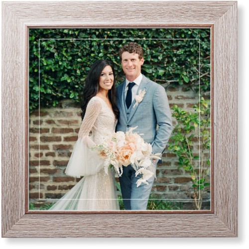 Enclosed Moment Art Print, -Rustic-White-Signature Card Stock-12x12
