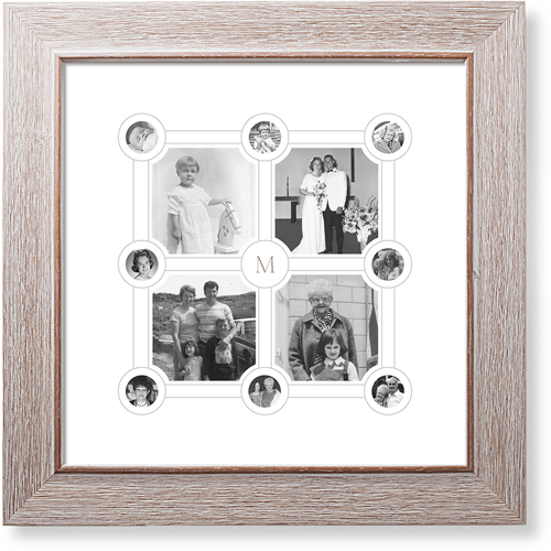 Vintage Family Tree Art Print, Rustic, Signature Card Stock, 12x12white