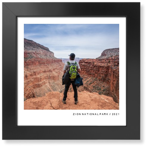 Modern Gallery Art Print, Black, Signature Card Stock, 12x12white