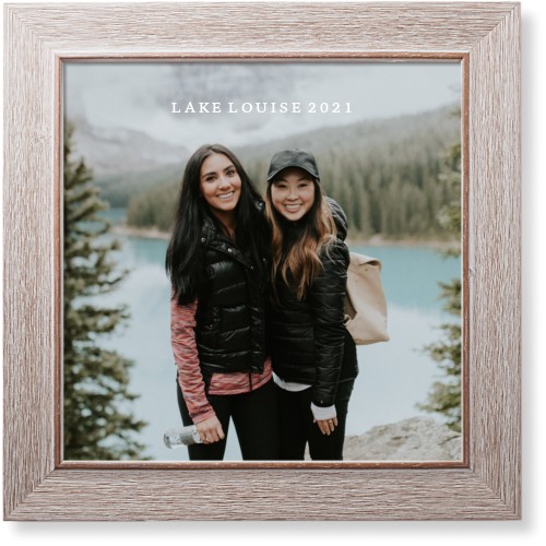 Photo Gallery Portrait Art Print, -Rustic-Multicolor-Signature Card Stock-12x12