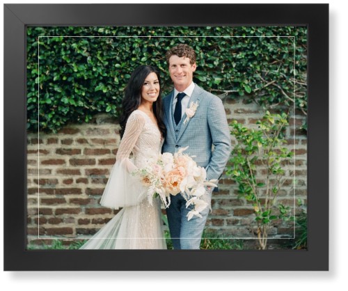 Enclosed Moment Art Print, Black, Signature Card Stock, 16x20, White