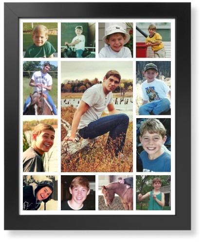 Hero Gallery of Thirteen Art Print, Black, Signature Card Stock, 16x20, Multicolor, multi