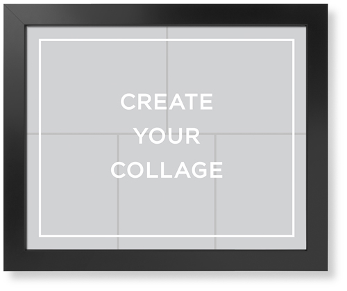 Create a Collage Art Print, Black, Signature Card Stock, 16x20, Multicolor