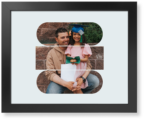 Connected Frames Art Print, Black, Signature Card Stock, 16x20, Gray