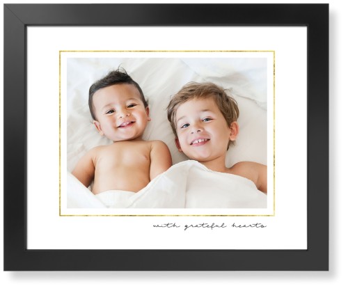 Simply Elegant Frame Art Print, Black, Signature Card Stock, 16x20, White