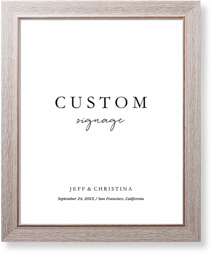 Custom Wedding Signage Art Print