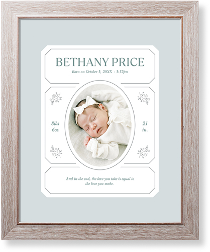 Vintage Stationery Frame Art Print