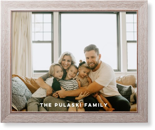 Photo Gallery Art Print, -Rustic-Multicolor-Signature Card Stock-16x20