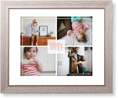 Simple Border Sentiment Art Print, Rustic, Signature Card Stock, 16x20white