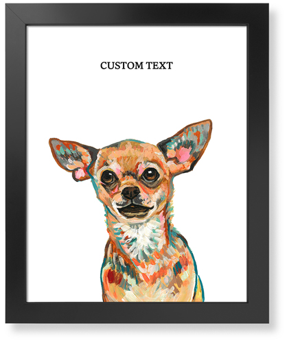 Chihuahua Custom Text Art Print