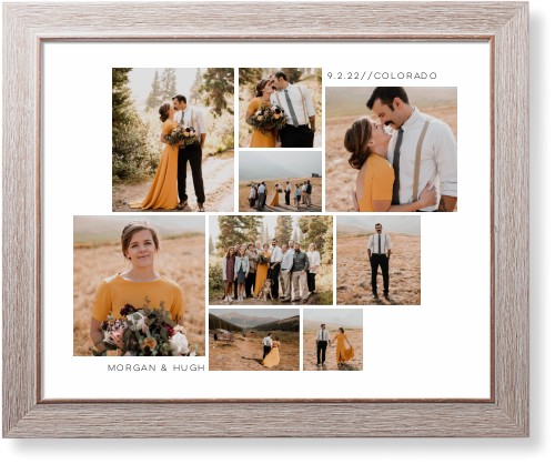 Gallery of Nine Art Print, Rustic, Signature Card Stock, 16x20multi