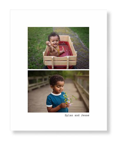 Gallery Of Two Portrait Art Print, No Frame, Signature Card Stock, 16x20multi