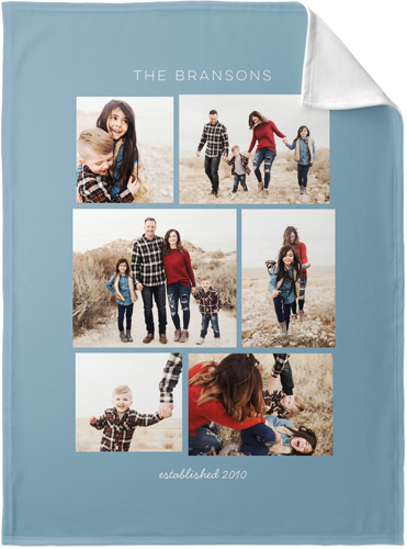 Gallery Montage of Memories Fleece Photo Blanket, Fleece, 30x40, Multicolor