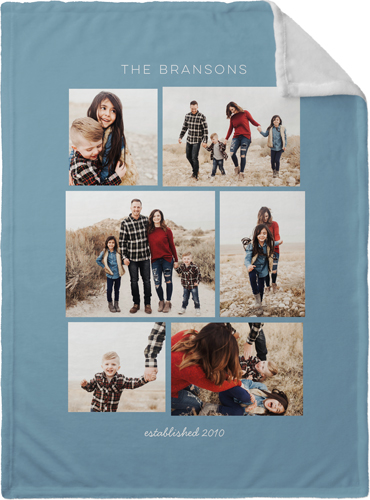 Gallery Montage of Memories Fleece Photo Blanket, Plush Fleece, 30x40, Multicolor