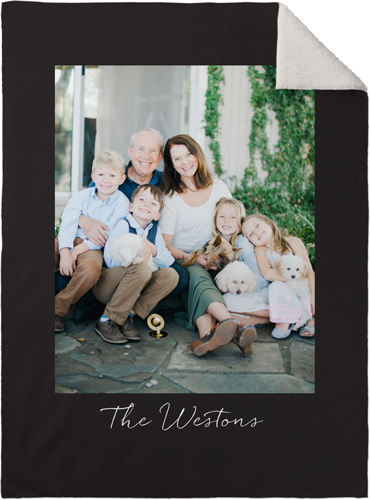 Photo Gallery Vertical Fleece Photo Blanket, Sherpa, 30x40, Multicolor, multi