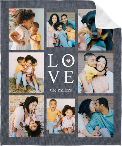 Fleece Photo Blanket Bridal Shower Gift