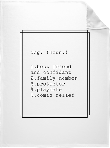 Simply Chic Definition Fleece Photo Blanket, Fleece, 60x80, White, white