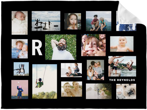 Fleece Photo Blanket Wedding Anniversary Gift