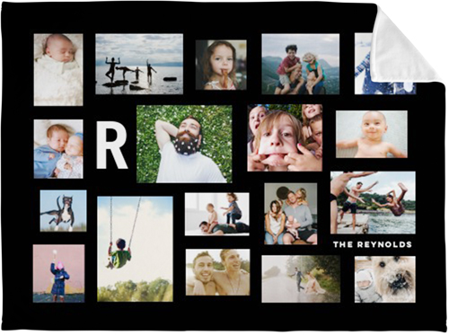 Gallery of Eighteen Fleece Photo Blanket, Plush Fleece, 60x80, Multicolor, multi