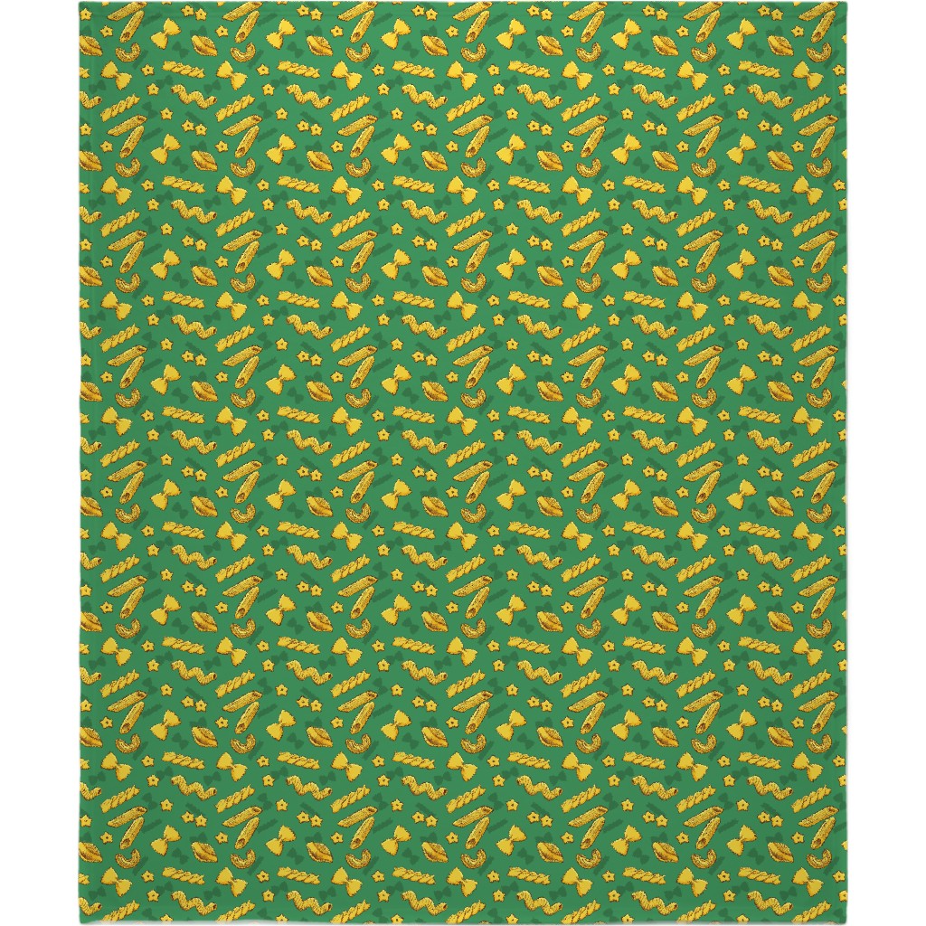 Pasta Blanket, Fleece, 50x60, Green, Spearmint