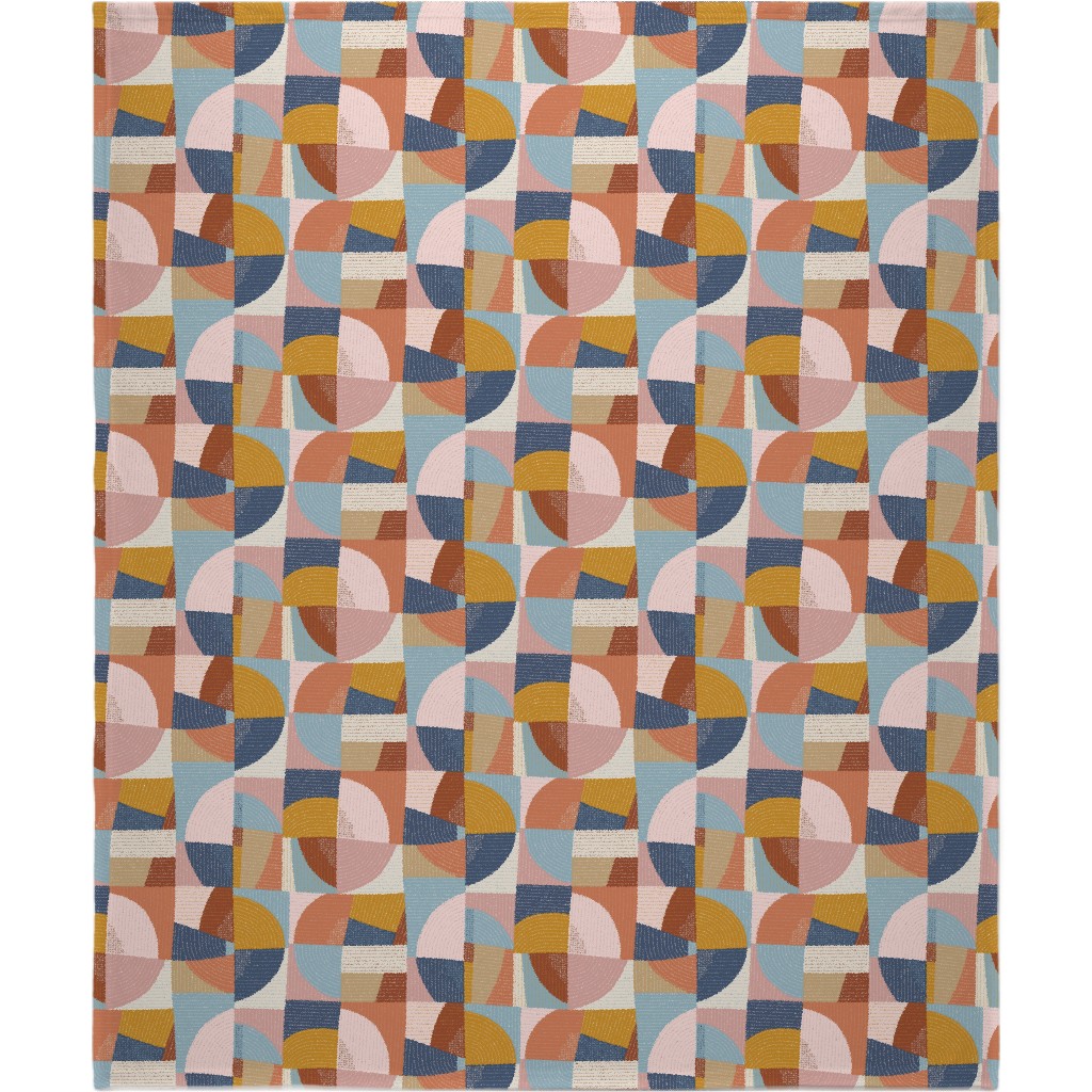 Modern Patchwork - Multi Blanket, Fleece, 50x60, Multicolor