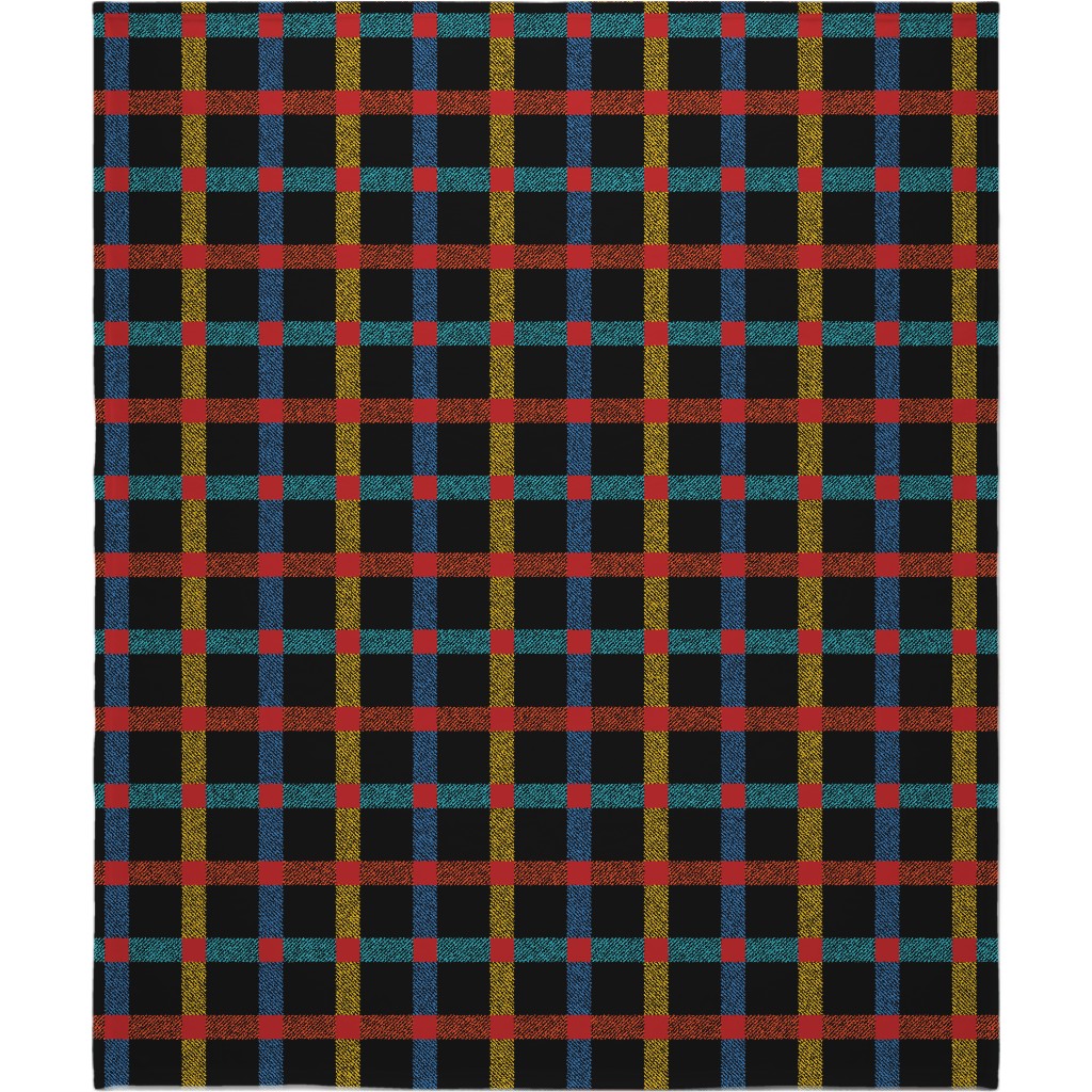 Pnw Rainier Plaid Blanket, Fleece, 50x60, Multicolor