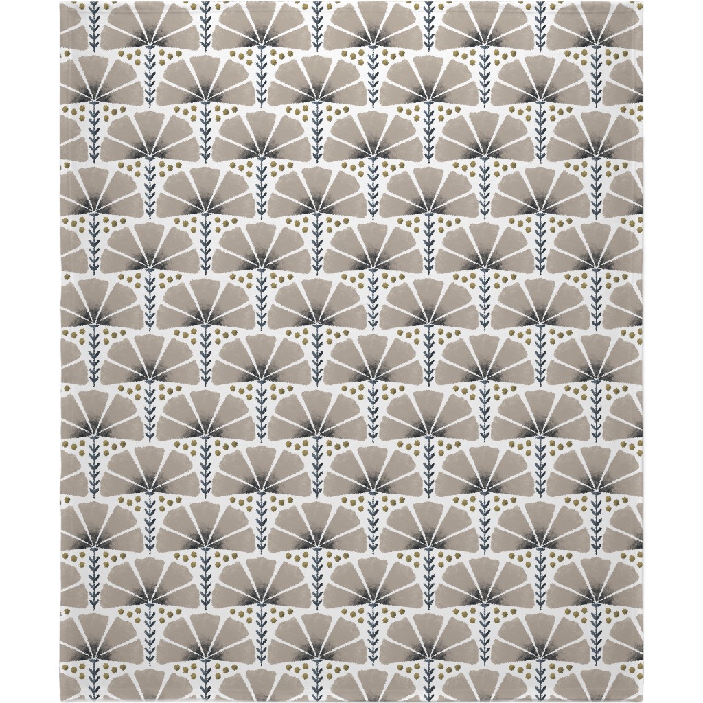 Juliet - Beige Blanket, Plush Fleece, 50x60, Beige, Pearl