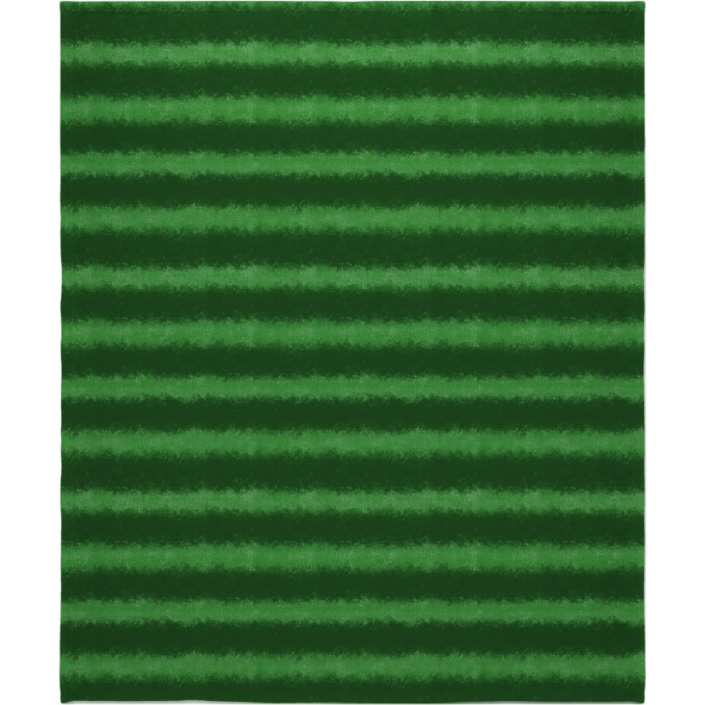 Watermelon Skin - Green Blanket, Plush Fleece, 50x60, Green
