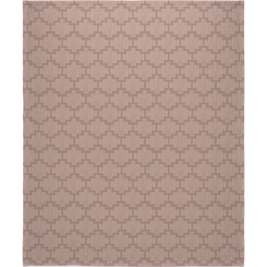 Step Into It - Dusty Rose Blanket, Plush Fleece, 50x60, Pink, Bright Pink