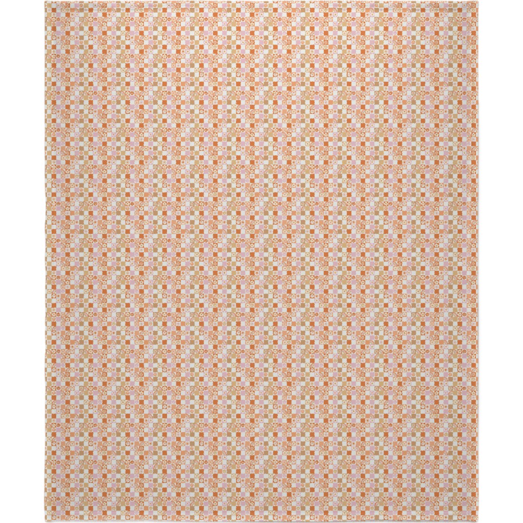 Pink And Orange Blanket