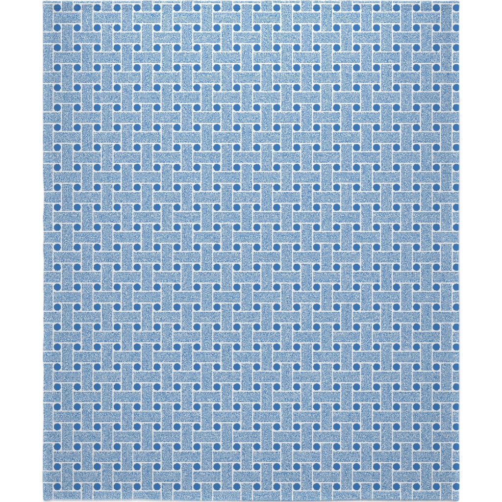 Beams - Blue Blanket, Sherpa, 50x60, Blue, True Blue