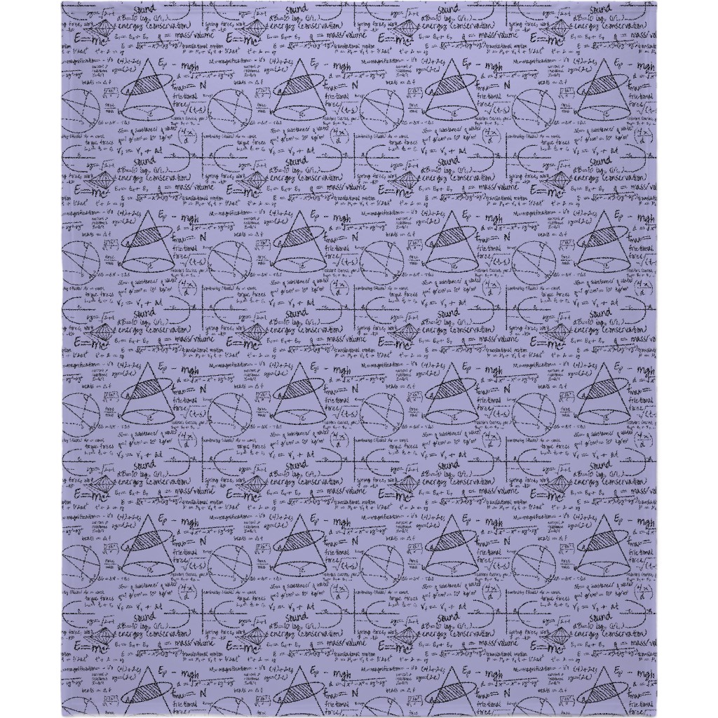 Common Equations Blanket, Sherpa, 50x60, Purple, Purple Haze