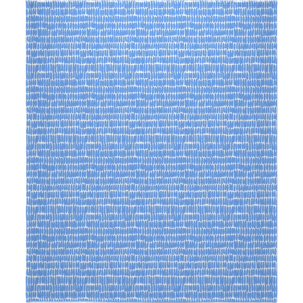 Hatches Blanket, Sherpa, 50x60, Blue, Periwinkle