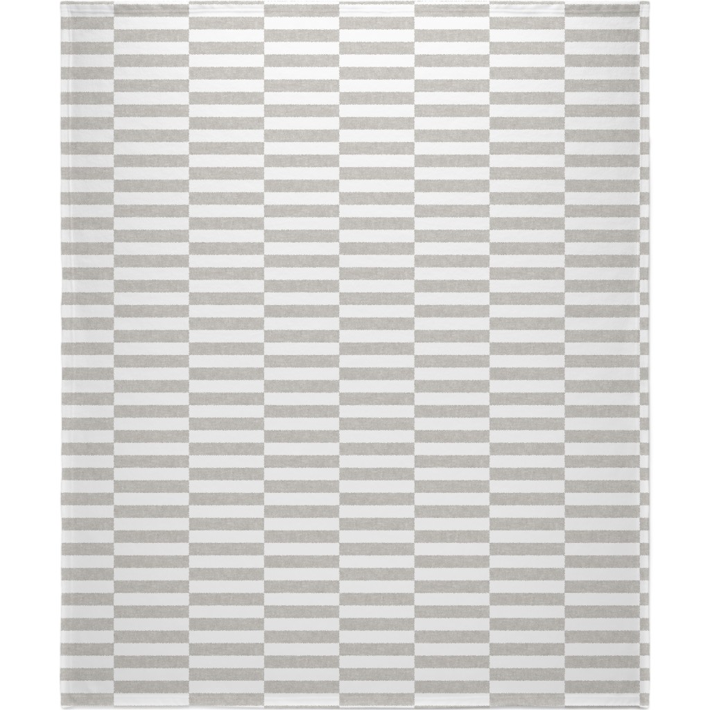 Tiles - Rectangles - Stone Blanket, Sherpa, 50x60, Gray, Gray