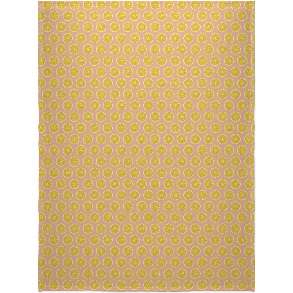 Lemon - Pink Blanket, Fleece, 60x80, Pink