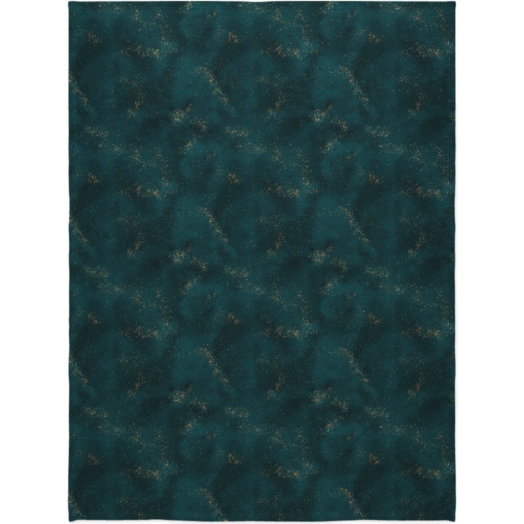 Stardust - Green Blanket, Fleece, 60x80, Green