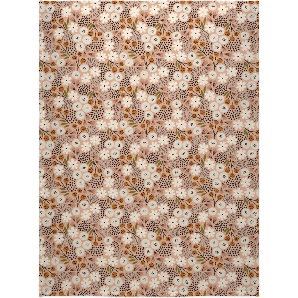 Phyllis - Pink Blanket, Fleece, 60x80, Pink