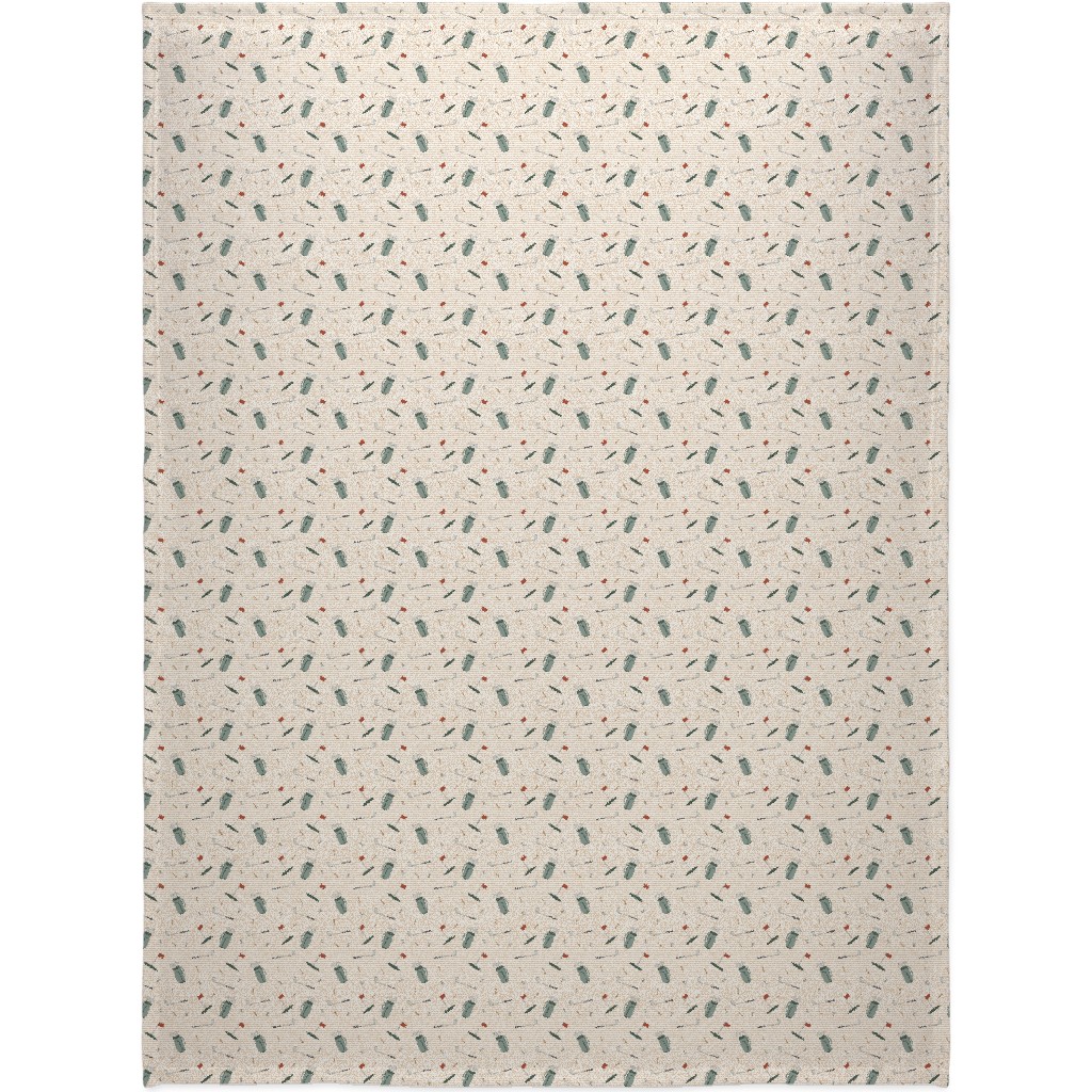 Tee Time - Neutral Blanket, Fleece, 60x80, Beige, Pearl