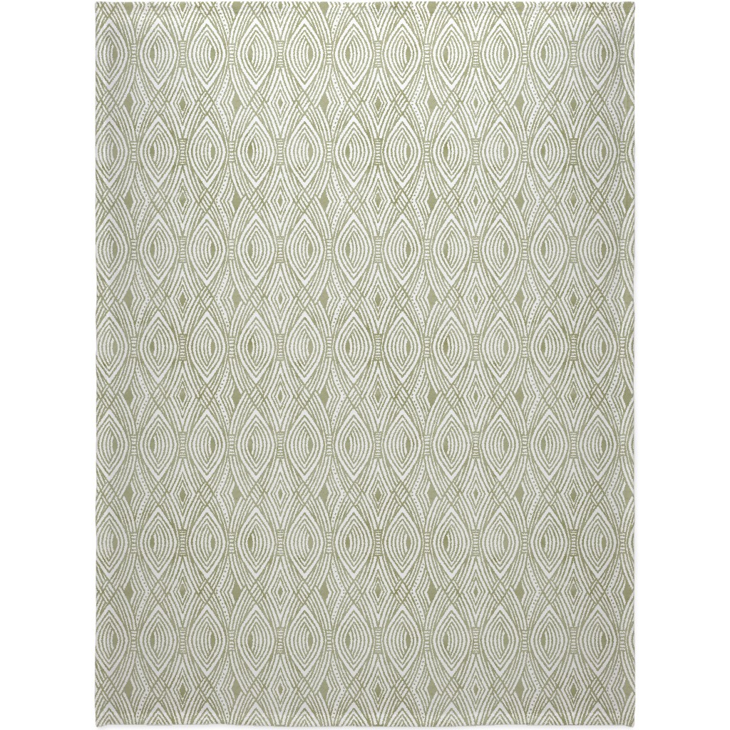 Katherine - Green Blanket, Fleece, 60x80, Green, Classic Green