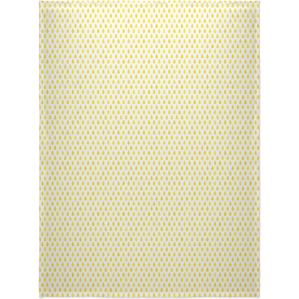 Drops Blanket, Fleece, 60x80, Yellow, Sunshine