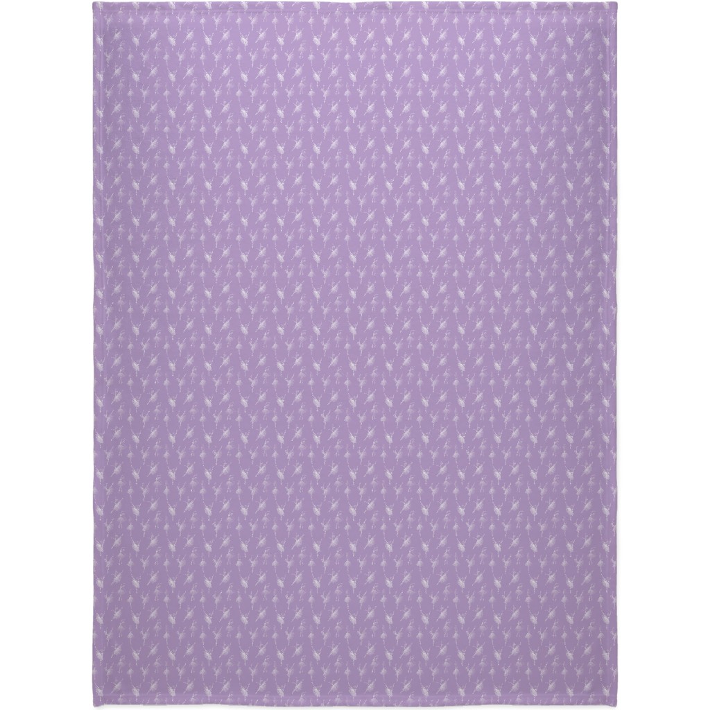 Ballerinas Blanket, Fleece, 60x80, Purple, Lilac