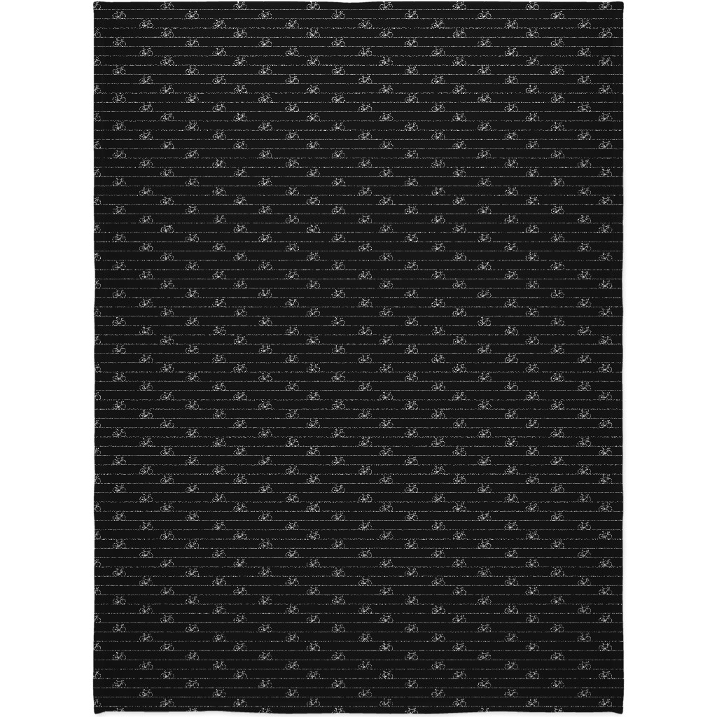 Biking Blanket, Fleece, 60x80, Black