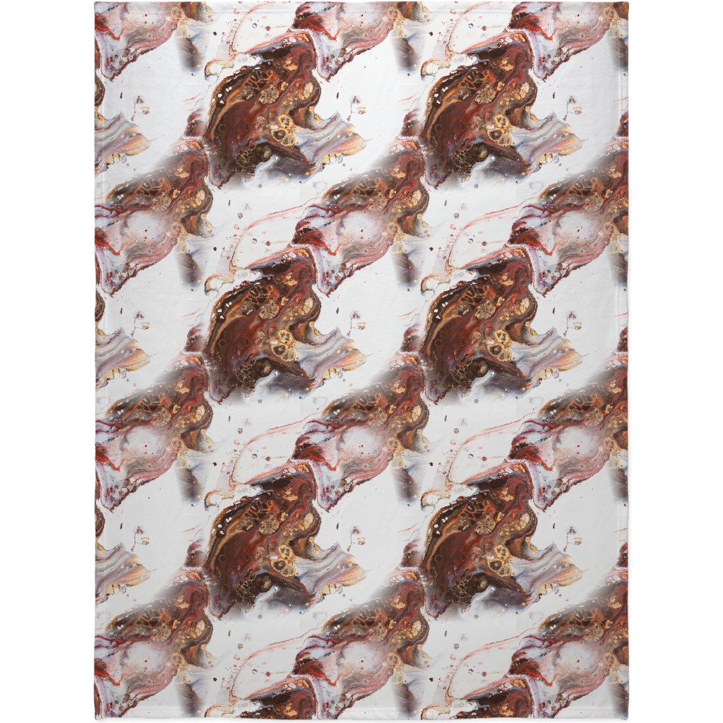 Acrylic Flow Blanket, Fleece, 60x80, Brown