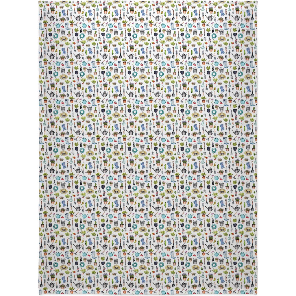 Garden Gear - Multicolor Blanket, Fleece, 60x80, Multicolor