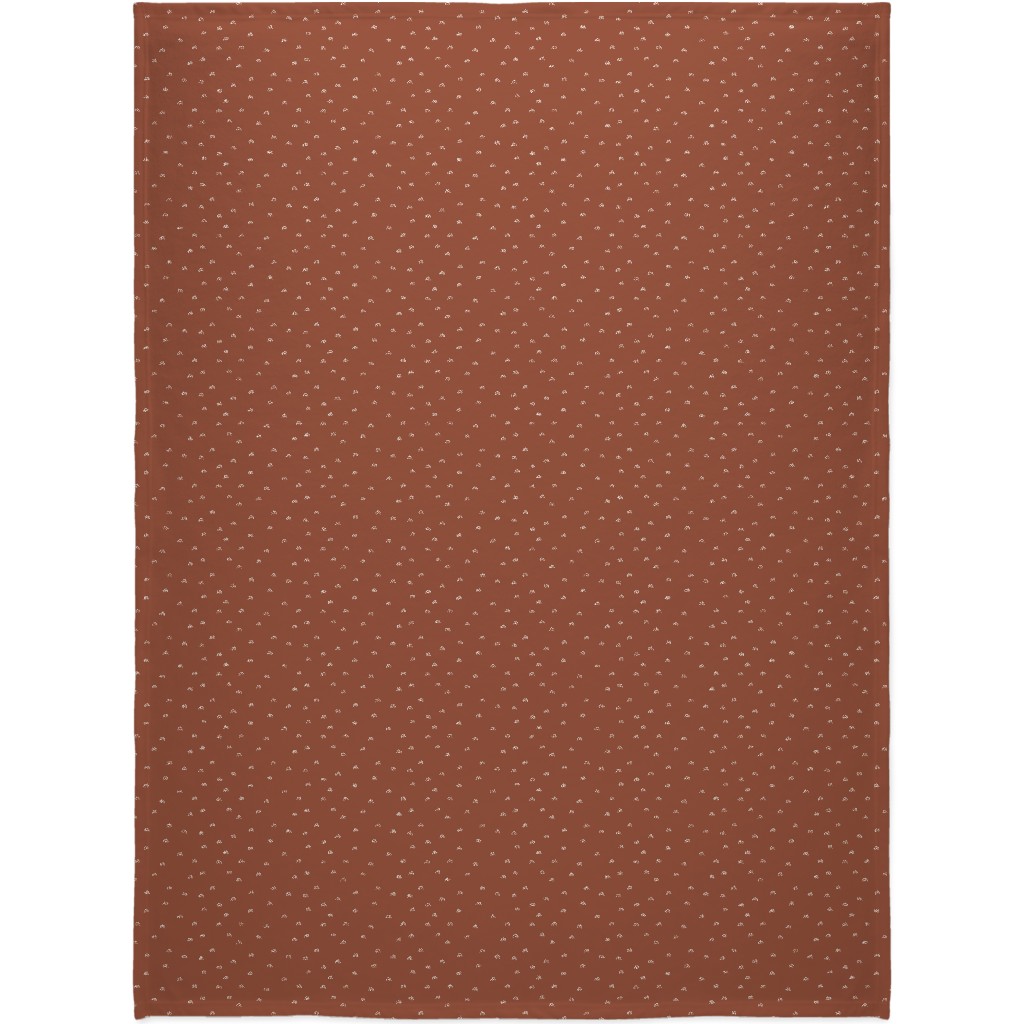 Freehand Rainbows Blanket, Fleece, 60x80, Brown
