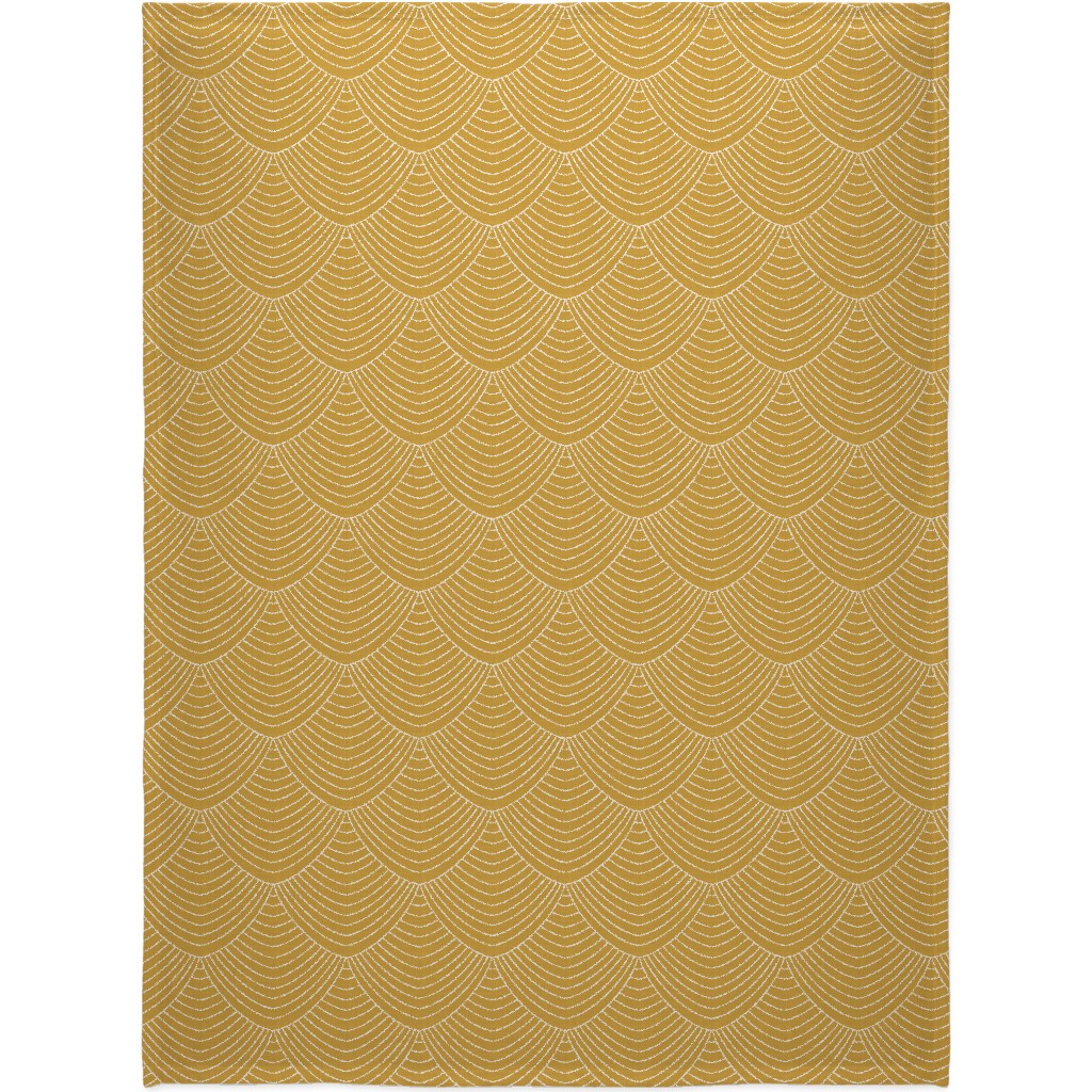Gabrielle - Yellow Blanket, Plush Fleece, 60x80, Yellow