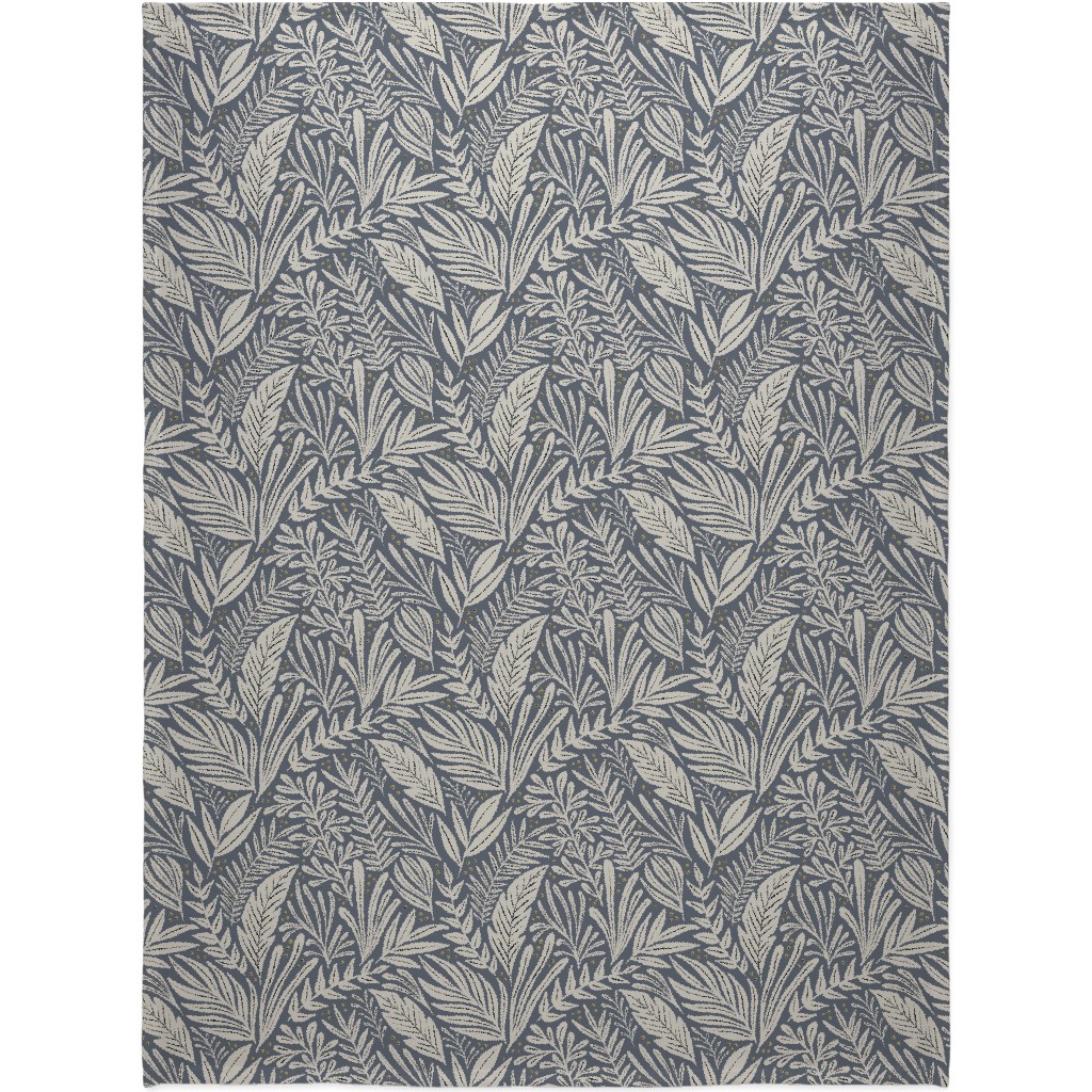 Annette Blanket, Plush Fleece, 60x80, Gray